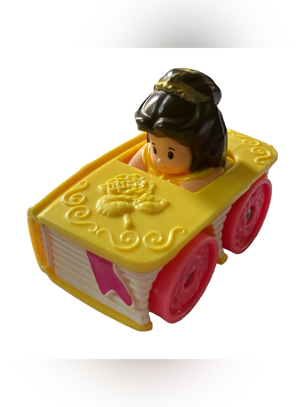 Fisher Price Little People Disney Princess Belle Book Wheelies Race Car 2016